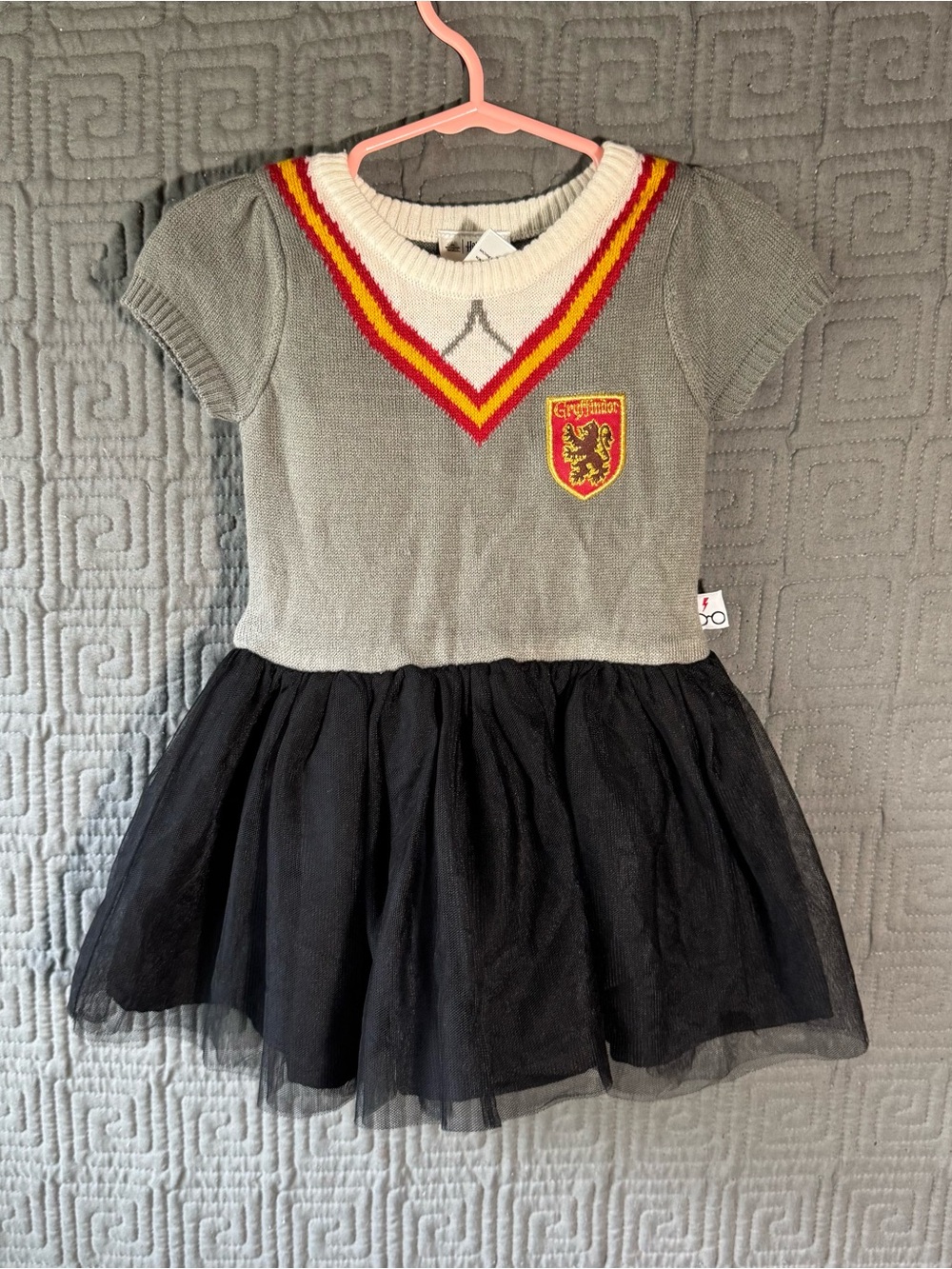 Harry Potter Costume Baby Girl 18 Months Gryffindor Grey Gray Black